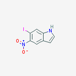 Structure of 6-IODO-5-NITROINDOLE