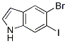 Structure of 5-BROMO-6-IODOINDOLE