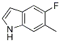 Structure of 5-fluoro-6-methyl-1H-indole