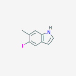 Structure of 5-IODO-6-METHYL INDOLE