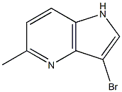 Structure of 3-BROMO-5-METHYL-4-AZAINDOLE