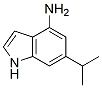 Structure of 1H-Indol-4-aMine, 6-(1-Methylethyl)-