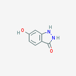 Structure of 3H-Indazol-3-one,  1,2-dihydro-6-hydroxy-