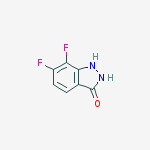 Structure of 6,7-Difluoro-3-hydroxy(1H)indazole
