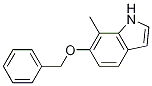 Structure of 1H-Indole, 7-Methyl-6-(phenylMethoxy)-
