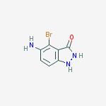 Structure of 1H-Indazole, 5-[[4-[(tetrahydro-2H-pyran-2-yl)oxy]cyclohexyl]oxy]-