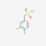 Structure of (3,4-dimethylphenyl)methanesulfonyl chloride