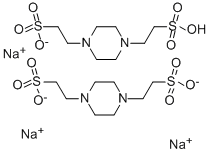 Structure of PIPES sesquisodium salt