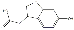 Structure of 2-(6-Hydroxy-2,3-dihydrobenzofuran-3-yl)acetic acid