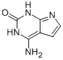 Structure of 2H-PYRROLO[2,3-D]PYRIMIDIN-2-ONE,4-AMINO-1,7-DIHYDRO-