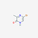 Structure of 5-Bromo-3-methyl-2(1H)-pyrazinone
