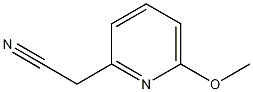 Structure of 2-(6-methoxy-2-pyridyl)acetonitrile