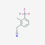 Structure of 2-METHYL-3-(TRIFLUOROMETHYL)PHENYLACETONITRILE