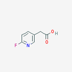 Structure of 2-(6-FLUORO(PYRIDIN-3-YL))ACETIC ACID