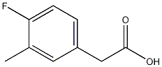 Structure of 4-fluoro-3-methylphenylacetic aicd
