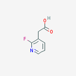Structure of 2-(2-fluoropyridin-3-yl)acetic acid