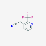 Structure of [2-(trifluoromethyl)-3-pyridinyl]acetonitrile