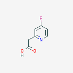 Structure of 2-(4-FLUORO(PYRIDIN-2-YL))ACETIC ACID