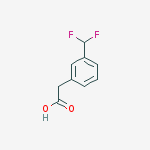 Structure of 2-(3-(Difluoromethyl)phenyl)acetic acid