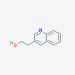 Structure of 2-(quinolin-3-yl)ethanol