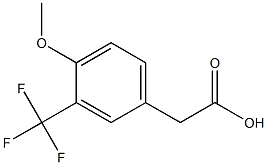 Structure of 2-(4-Methoxy-3-(trifluoroMethyl)phenyl)acetic acid