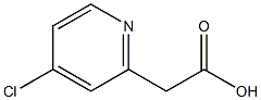 Structure of 2-(4-CHLOROPYRIDIN-2-YL)ACETIC ACID