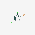 Structure of 1-bromo-2,4-dichloro-3-fluorobenzene