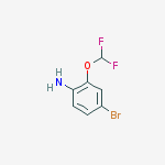 4-BROMO-2-(DIFLUOROMETHOXY)ANILINE结构式