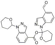 Structure of 4-Carboxy-1-(tetrahydro-2H-pyran-2-yl)-1H-indazole, 2-(4-Carboxy-1H-indazol-1-yl)tetrahydro-2H-pyran