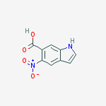 Structure of 5-Nitro-indole-6-carboxylic acid