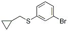 Structure of 1-BROMO-3-(CYCLOPROPYLMETHYL)THIOBENZENE