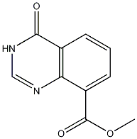 Structure of 3,4-Dihydro-4-oxo-8-quinazolinecarboxylic acid methyl ester