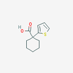 Structure of 1-(2-thienyl)cyclohexanecarboxylic acid