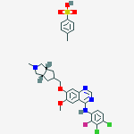 XL647 4-methylbenzenesulfonate结构式