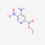 Structure of 2-Pyridinecarboxylic Acid, 4-Amino-5-Nitro-, Ethyl Ester