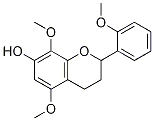 7-Hydroxy-2',5,8-trimethoxyflavane 的化学结构式
