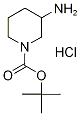 Structure of (+/-)-3-AMINO-1-N-BOC-PIPERIDINE-citrate