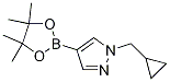 1-(环丙基甲基)-4-(4,4,5,5-四甲基-1,3,2-二噁硼烷-2-基)-1H-吡唑结构式
