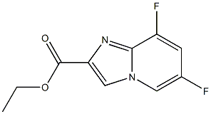 Structure of ethyl 6,8-difluoroH-iMidazo[1,2-a]pyridine-2-carboxylate