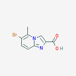 Structure of 6-bromo-5-methyl-Imidazo[1,2-a]pyridine-2-carboxylic acid