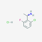 Structure of (1S)-1-(2-chloro-6-fluorophenyl)ethanamine,hydrochloride