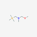 Structure of 1-Methoxy-N-methyl-N-[(trimethylsilyl)methyl]methanamine