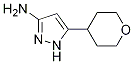 Structure of 5-(tetrahydro-2H-pyran-4-yl)-1H-pyrazol-3-aMine