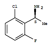 Structure of Benzenemethanamine, 2-chloro-6-fluoro-a-methyl-, (aS)-