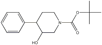 Structure of TERT-BUTYL 3-HYDROXY-4-PHENYLPIPERIDINE-1-CARBOXYLATE