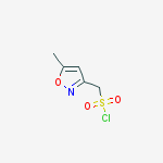 Structure of (5-methyl-1,2-oxazol-3-yl)methanesulfonyl Chloride