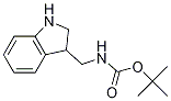 Structure of (2,3-DIHYDRO-1H-INDOL-3-YLMETHYL)-CARBAMIC ACID TERT-BUTYL ESTER
