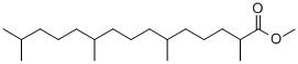 2,6,10,14-Tetramethylpentadecanoic acid methyl ester结构式