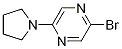 Structure of 2-bromo-5-pyrrolidin-1-ylpyrazine