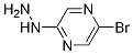 Structure of 5-BROMO-2-HYDRAZINOPYRAZINE
